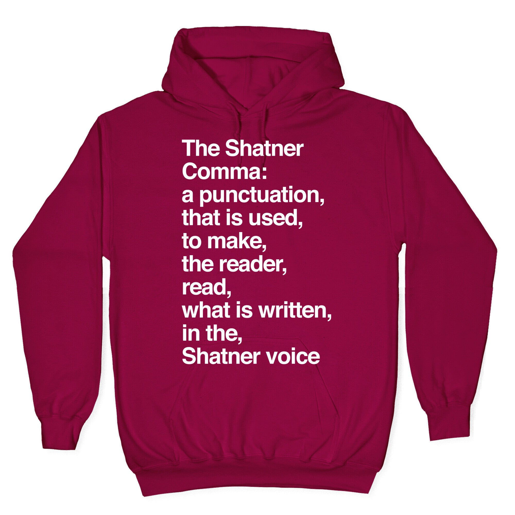 Shatner Comma Hoodie